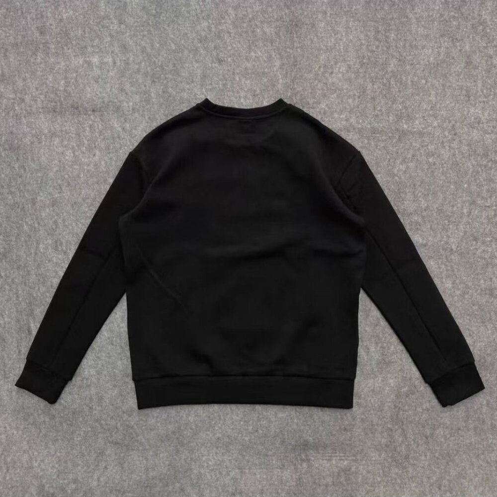 Emporio Armani Men's Double Jersey Sweatshirt with Oversized Eagle Velvet Patch - Picture 6 of 12